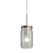 Besa Lighting Milo 4 Cord Pendant, White Frost, Satin Nickel Finish, 1x40W Incandescent 1JT-MILO4WF-SN - alternate 1